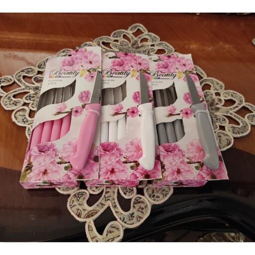 چاقوی میوه خوری شش عددی بیوتی